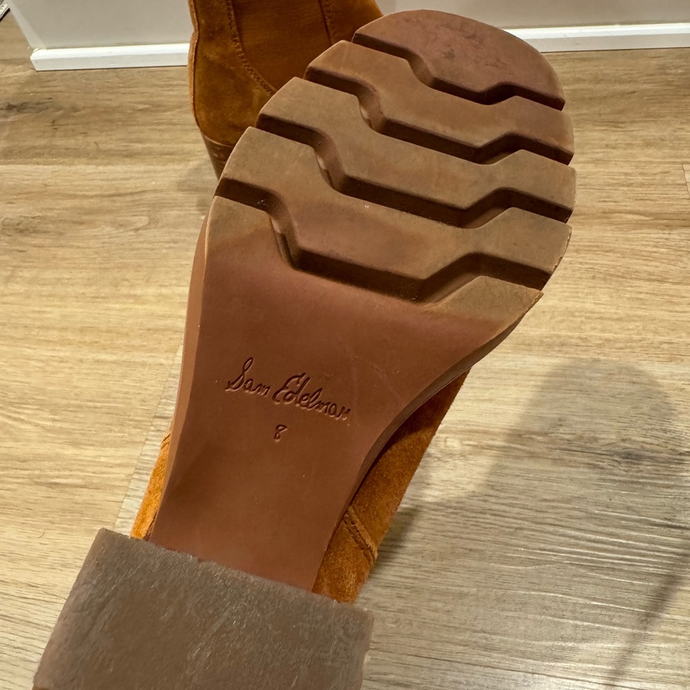 Sam Edelman Brown Suede Boots Size 8 - Picture 5 of 5